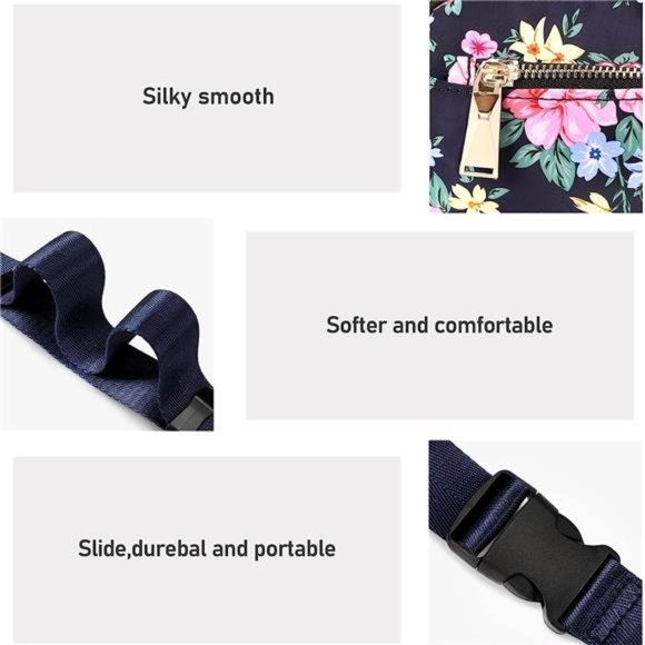 Fanny Packs for Women Men Flower - Picture 5 of 6